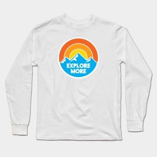 Explore More Mountain Graphic Long Sleeve T-Shirt